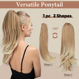 Claw Clip In Ponytail  Silky Straight 