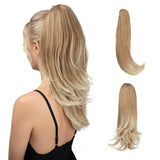 Claw Clip In Ponytail  Silky Straight blonde