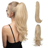 Claw Clip In Ponytail  Silky Straight beach blonde