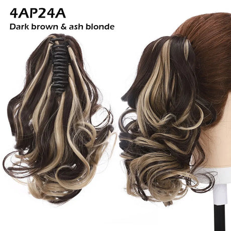 dark brown ponytail hairpiece 