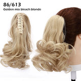 bleach blonde ponytail hairpiece 