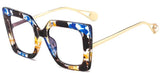 Clear Oversized Square Eyewear multi color