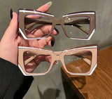 Clear Thick Square Frame Optical Eyeglasses