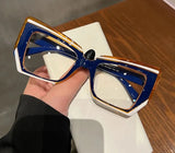 Clear Thick Square Frame Optical Eyeglasses