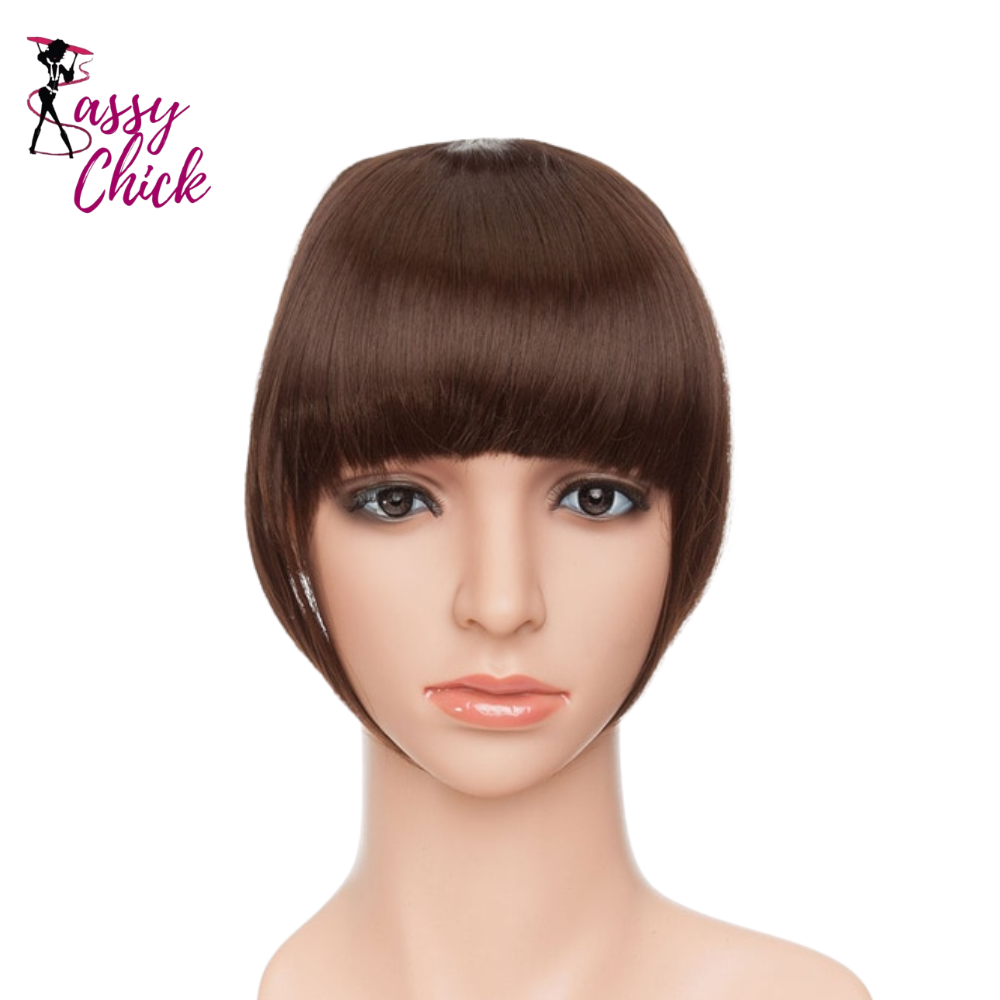 Clip In Bangs Hair Extensions Sassy Chick Logo
