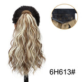 Highlight Clip Ponytail 14Inch Wavy Curly Wrap Hair Extension