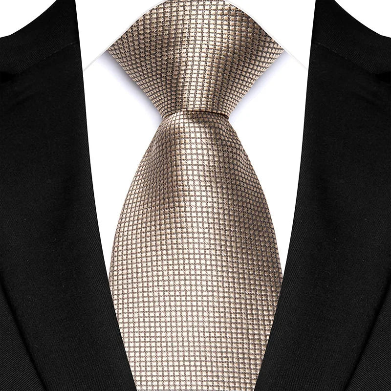 Gold Colorful 8cm Polyester Polka Dot Wedding Tie