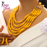Colorful Acrylic Multilayer Jewelry Set Sassy Chick Logo