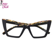 Colorful Clear Glasses Sassy Chick Logo