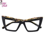 Colorful Clear Glasses Sassy Chick Logo