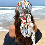 Colorful Graffiti Square Scarf Bandana