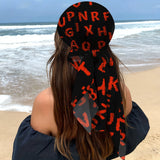 Colorful Graffiti Square Scarf Bandana