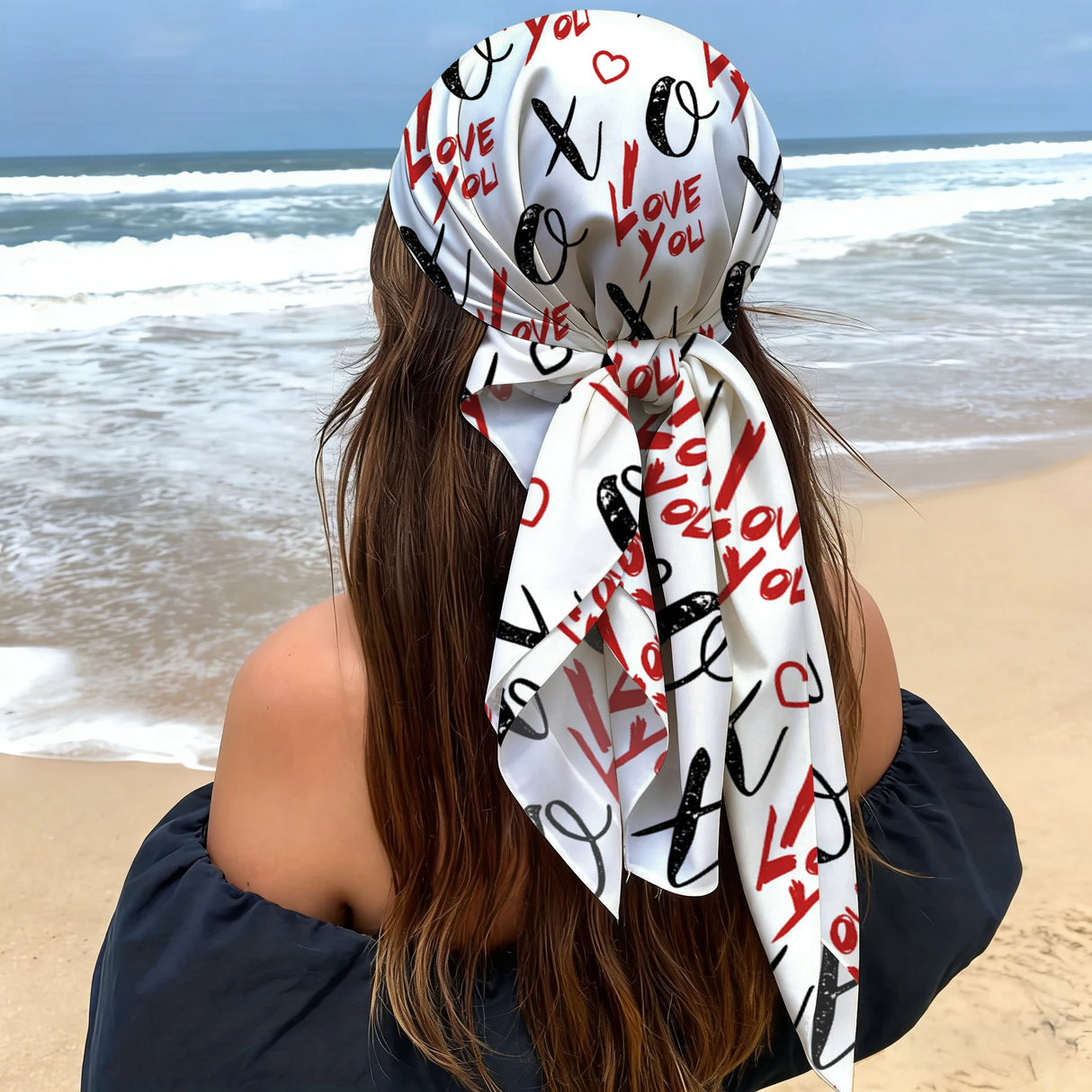 Colorful Graffiti Square Scarf Bandana