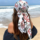 Colorful Graffiti Square Scarf Bandana