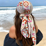 Colorful Graffiti Square Scarf Bandana