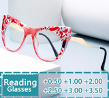 Colorful Leopard Cat Eye Resin Eyeglass