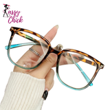 Computer Gaming Anti Eye Strain Eyeglasses Sassy Chick Logo