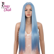 Cosplay Lace 30 Inch Long Straight Synthetic Wigs Sassy Chick Logo