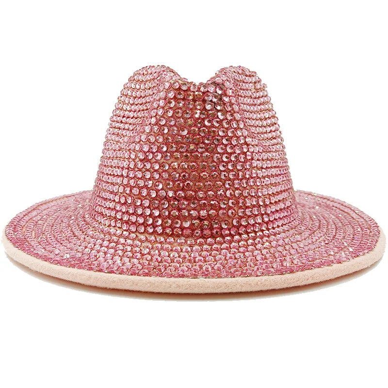 pink Cowboy Rhinestone Party Hat