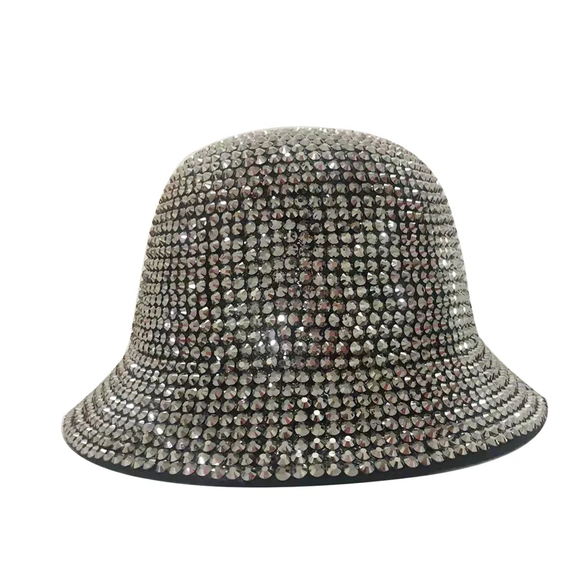silver Cowboy Rhinestone Party Hat