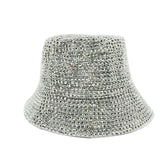 silver Cowboy Rhinestone Party Hat