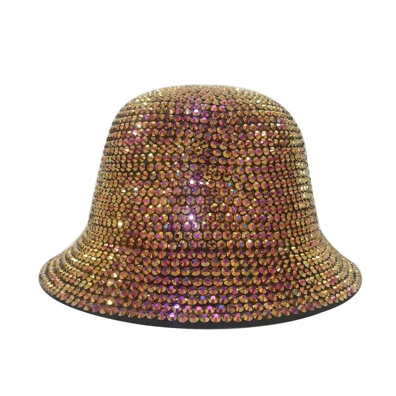gold Cowboy Rhinestone Party Hat