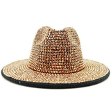 brown Cowboy Rhinestone Party Hat
