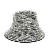 silver Cowboy Rhinestone Party Hat