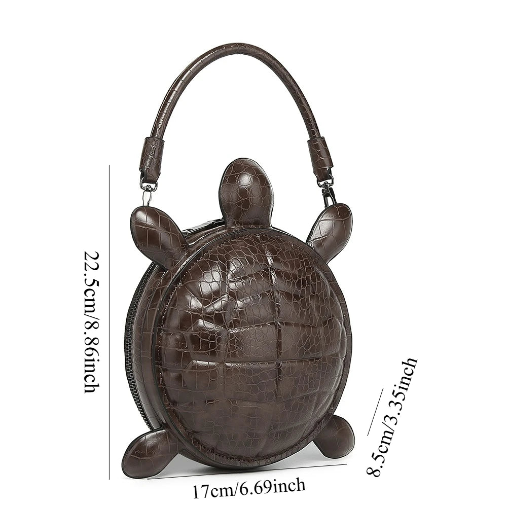 Size of Creative and Personalized Turtle Shaped Handbag