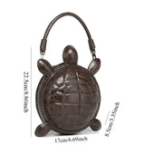 Size of Creative and Personalized Turtle Shaped Handbag