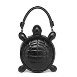 Black Creative and Personalized Turtle Shaped Handbag