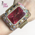 Crystal Bangle Rings Sets Jewelry Sassy Chick Logo