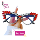 Crystal Cat Eye Anti-blue Light Eyewear