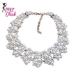 Crystal Pearls Necklace Sassy Chick Logo