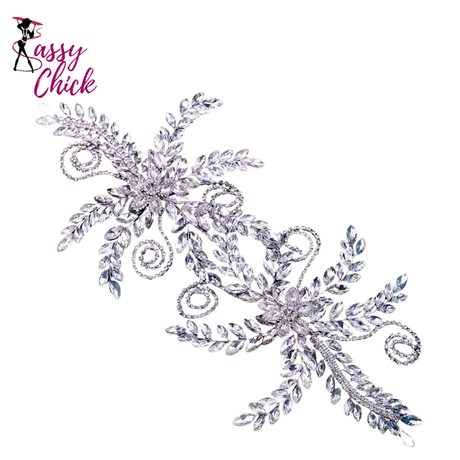 Crystal Rhinestone Hair Ornament Wedding Hair Accessories Sassy Chick Logo