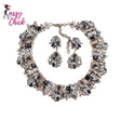 Crystal Rhinestone Necklace Sassy Chick Logo