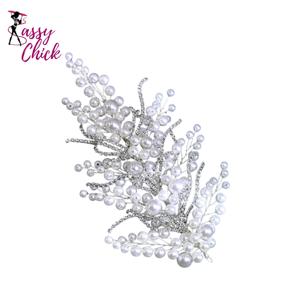 Crystal Tiaras Handmade Bridal Headband Sassy Chick Logo
