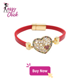 Cubic Zirconia Heart Shape Bracelet