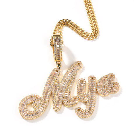 Gold mya pendant 