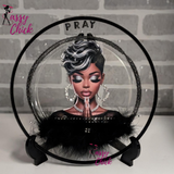 Custom Pray Black Display Plate