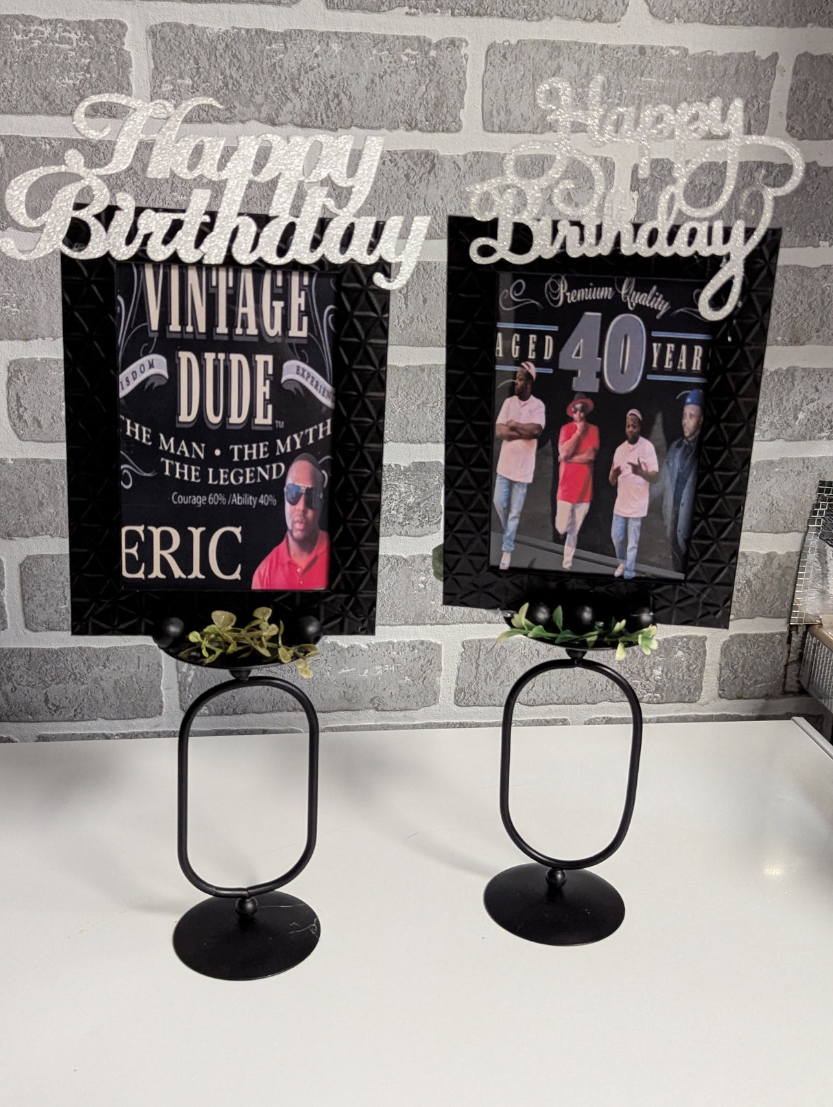 Custom Birthday Center Piece