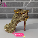 Custom Gold Stiletto Heel Tumbler Cup