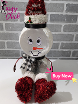 Custom Hand Crafted Snowman