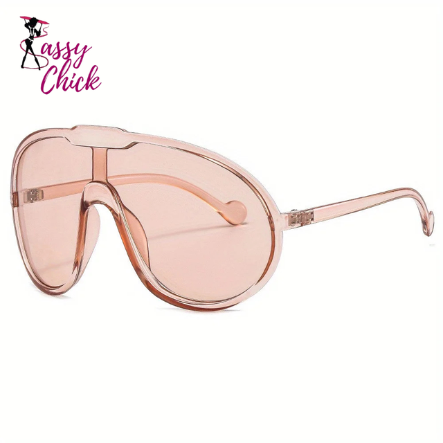 Cycling Retro Gradient Shades UV400 Punk Sunglasses Sassy Chick Logo