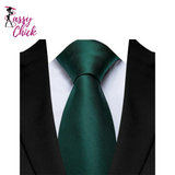Daily Wear Shirt Suit Polyester Solid Dot Necktie 8CM Sassy Chick Logo