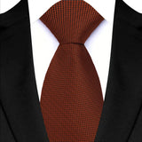 Daily Wear Shirt Suit Polyester Solid Dot Necktie 8CM