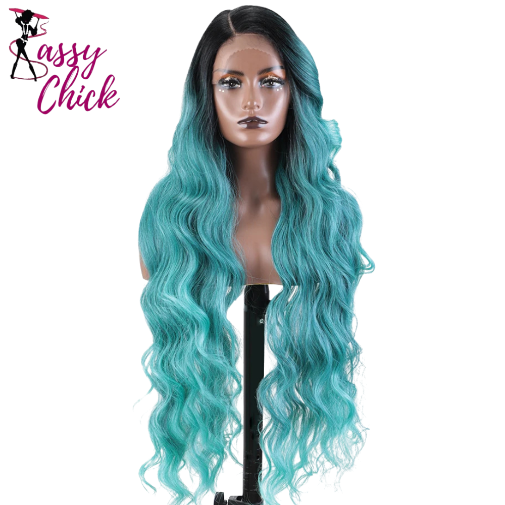 Deep Loose Wave Synthetic Wig 36 Inch Sassy Chick Logo