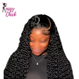 Deep Wave Wig Curly HD Lace Wig 13x6 Human Hair Wig Sassy Chick Logo