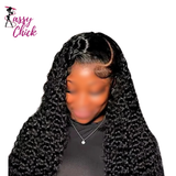 Deep Wave Wig Curly HD Lace Wig 13x6 Human Hair Wig Sassy Chick Logo