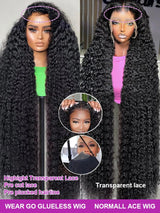 Deep Wave Wig Curly HD Lace Wig 13x6 Human Hair Wig